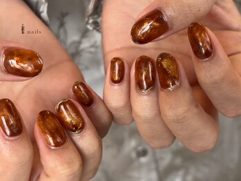 アイネイルズ 吉祥寺店(I nails)/ブラウンニュアンス
