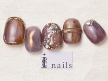 アイネイルズ 池袋店(I-nails)/パープルオーロラミラー
