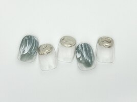 Bコース5200円ショートネイル
