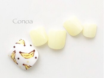 コノア(conoa)/イエローバナナネイル