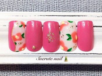 スエルテ ネイルサロン 北千住店/正月ネイル ¥8000