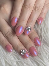 インプレス 鶴見店(Impress)/オーロラミラーネイル