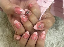 アンドネイル(+ and Nail)/持ち込み/ピンク/フレンチ