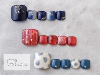 シェアー Share 元町/¥5990 フットアート