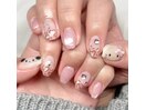 キティ、ポチャッコネイル