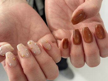 Amu's nail salonの写真/オフィスでも浮かない上品なシンプルネイル♪トレンドを程よく取り入れた大人ニュアンスで理想のネイルを★