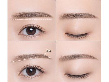 ビオルーチェの写真/【眉毛サロン】眉毛アイブロウWAX＋間引き＋美眉メイク￥3800/国産高級WAXを使用しているので敏感肌にも◎