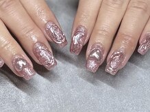 ナイアンエルアネイル(naian elua nail)/ワンカラー+アート
