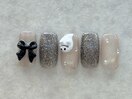ワンホンハロウィンネイル