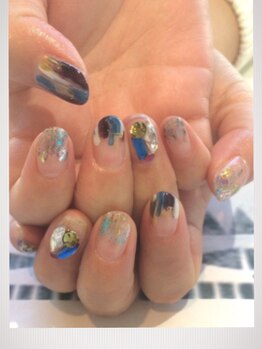 トータルサロン 白べぇーっ プラス/クールなオシャレさんネイル♪