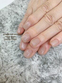 プライベート ネイルサロン マーマ(murmur)/ちゅるんワンカラー