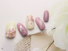 ハッピービューティー(Happy Beauty)/フラワーネイル8800円→7900円