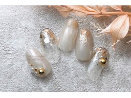 キラキラクリスマスネイル