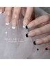 《HAND》フレンチネイル(下地の色込み)　￥6500