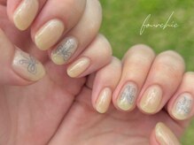 フォーシック 大森(fourchic)/手描きリボンネイル