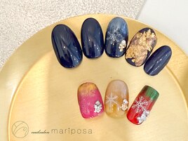 【Hand】マンスリーネイル｜12月