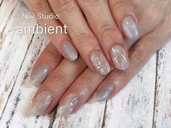ネイルスタジオ アンビエント 表町店(Nail Studio ambient)/天然石風