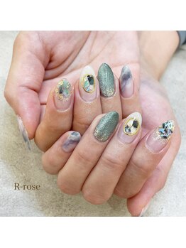 アールローズ(R-rose)/お客様定額ネイル ¥8800