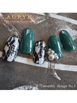 アウリン(AURYN)/9月限定monthly design No,3