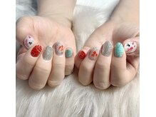 モモ(Momo)/大人夏金魚アートネイル