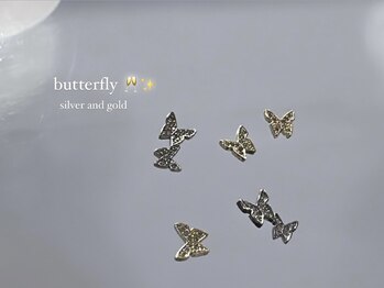 ケリーネイル(kelly nail.)/蝶々ネイル