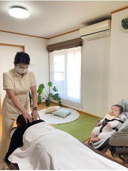 メル(MeRu)の写真/【ボキボキしない産後骨盤調整(産後4年以内の方限定)】産後の方もお子様とご一緒にご来店ください♪