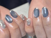 ラクネイル 浦和店(raku nail)/ブルー×ぷるマグニュアンス