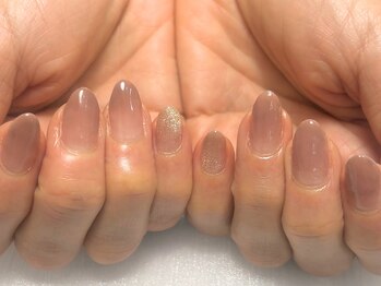 レイネイル(Ray nail)/深めグラデ × 小指マグネット