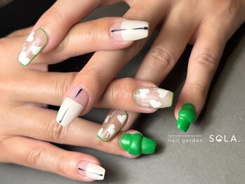 ソラ(SOLA.)/春色バレンタイン×大人ネイル