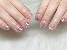 チーク×お花ネイル★