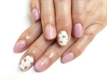ネイルサロン ジュネイル(NAIL SALON JUNAIL)/ダルメシアン×ピンク