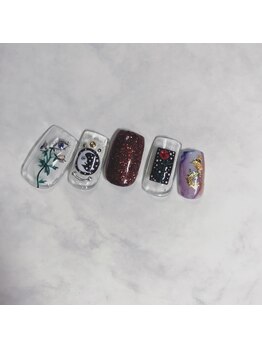 サニーサイドアップ ネイル(Sunny SideUp nail)/植物 Art