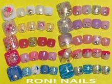 ロニネイルズ(RONI NAILS)の雰囲気（FOOTも人気ワンカラー4900円から！インスタ：@roninails_shibuya）