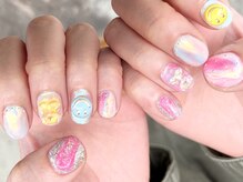 マグノリアネイル(magnolia nail)/ミディアムアート