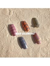 ネイル ウサミミ(Nail UsaMimi)/チェックネイル