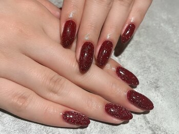 ネイルアン 下中野店(Nail Ann)/レッドフラッシュネイル