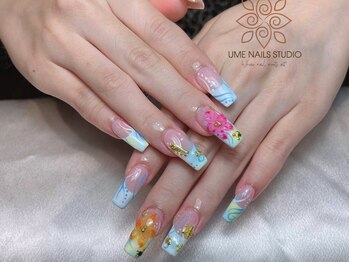 ウメネイルスタジオ(UME NAIL STUDIO)/題長さだしやり放題×つけ放