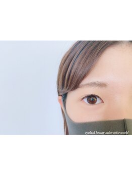 アイラッシュ カラーワールド(eyelash color world)/１００本☆ナチュラル☆
