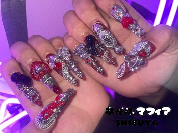 ネイルマフィア 渋谷(NAIL MAFIA)/キラキラゴテゴテネイル☆