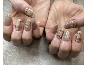 ネイルサロンファストネイルプラス 新宿店(FAST NAIL PLUS)/2024冬ネイル【チェックネイル】