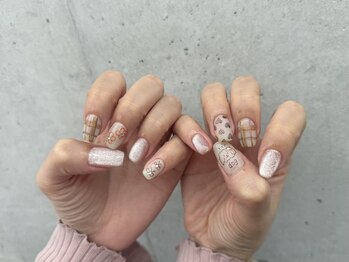 エマネイル バイ チュラ(emma nail_by chula)/落書きネイル/持ち込みネイル