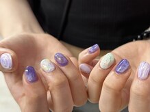 ゆびノさき イケブクロ(ゆびノさき+ikebukuro)/ラベンダーネイル