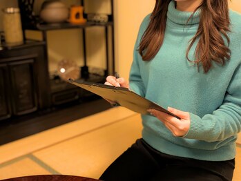 MBR 京都烏丸五条店/よもぎ蒸し前のカウンセリング