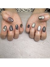 エムズネイル(M’s NAIL)/マグネット×レオパード柄！