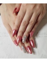 ネイルサロン アンジェリカ(Angelica)/No.1 ミラーネイル6000円