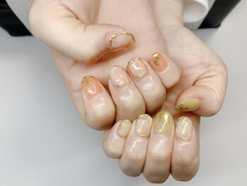 トヨネイル(TOYO NAIL)/ニュアンスアシメ☆