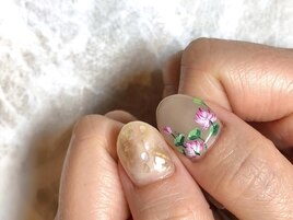 ＊lotus flower nail＊ Art90