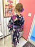 【セット割】浴衣着付け＆ヘアセット¥6900→¥5900