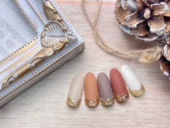 ネイルサロン&スクール ジーナ(GINA)/マットミラーネイル