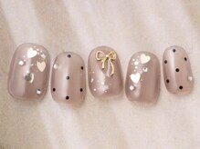 アイネイルズ 天神今泉店(I-nails)/リボンドットハート